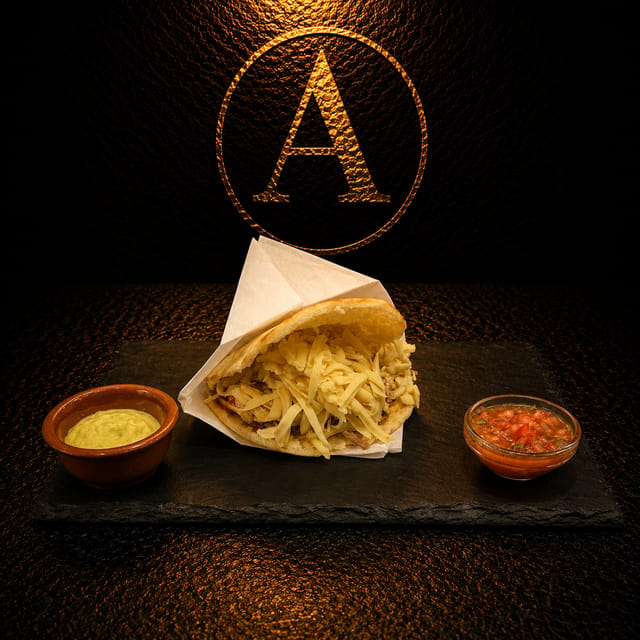 Arepa con Ternera