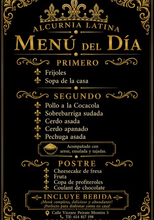 Menú del Día