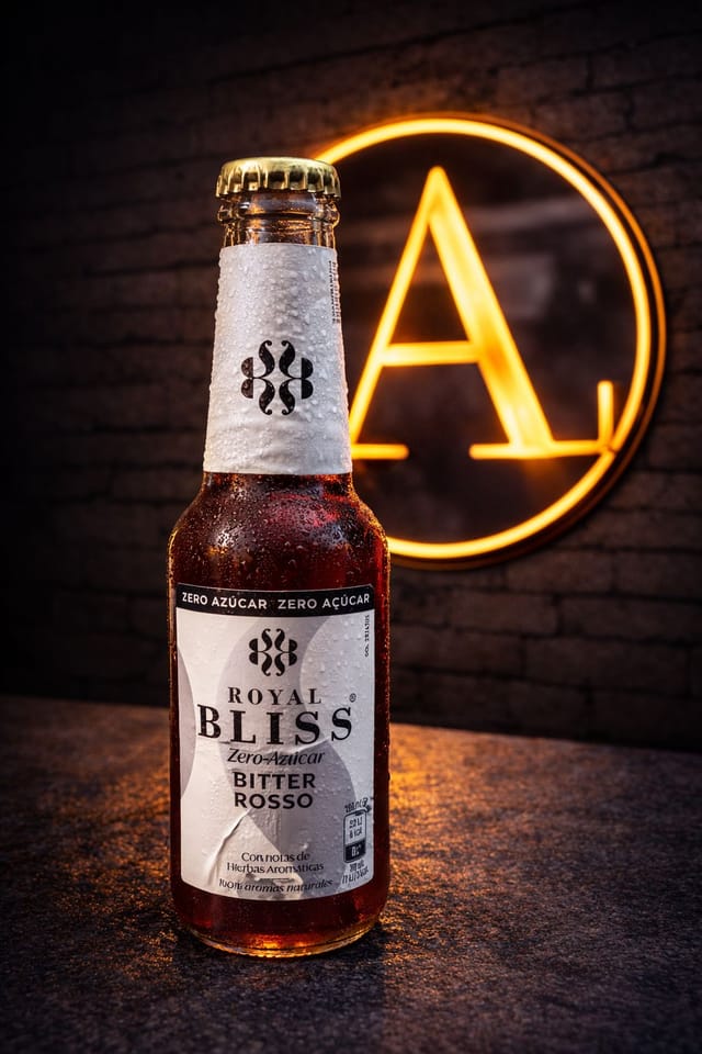 Royal Bliss Bitter Rosso Zero Azúcar